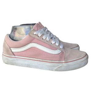 Vans Powder Pink Old Skool Sneaker Suede Low Top Women’s Size 6